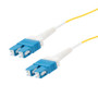 Fiber Optic Uniboot Patch Cable SC/UPC-SC/UPC Uniboot OS2 Single Mode Fiber Plenum Jacket 3M
