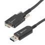 USB 3.1 Active Optical Cable, A male to Micro B male, Backwards Compatible, PVC Jacket, 10 Meters