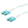 Fiber Optic Uniboot Patch Cable SC/UPC-SC/UPC Uniboot OM3 Multimode Fiber PVC Jacket 3M
