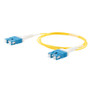 Fiber Optic Uniboot Patch Cable SC/UPC-SC/UPC Uniboot OS2 Single Mode Fiber Riser Rated Jacket 3M