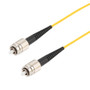 Fiber Optic Patch Cable, FC/PC Narrow Key to FC/PC Simplex PM (Polarized Maintaining), 1550nm, 2.0mm Loose Tube PVC, 1-Meter