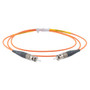 Mil M83522 ST to Mil M83522 ST Simplex, MM OM1, 2.0mm LSZH, 1 meter cable assembly