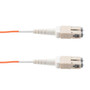 Fiber Optic Uniboot Patch Cable SC/UPC-SC/UPC Uniboot OM2 Multimode Fiber Riser Rated Jacket 5M
