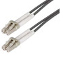 OM1 62.5/125, Multimode Low Smoke Zero Halogen, Clipped Fiber Cable Dual LC / Dual LC, 2.0m