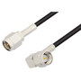 SMA Male to SMA Male Right Angle Cable Assembly using RG174 Coax, 3 FT , LF Solder