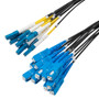 12 Strand LC/UPC to SC/UPC 9/125 SM OS2, 6.2mm Distribution Cable, 2.0mm Breakout 0.5M, LSZH - 20M