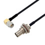BNC Female to SMA Female Cable Assembly using LC085TBJ Coax, 1 FT - LCCA30601-FT1