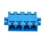 CS Quad Channel (8F) Adapter, with Flange, Blue