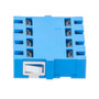 CS Quad Channel (8F) Adapter, without Flange, Blue