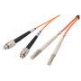 OM2 50/125, Multimode Fiber Cable, Dual FC to Dual LC 4.0m