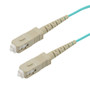 SC/SC 10GB Laser Optimized Multimode Simplex Fiber Patch Cable, OM3, 15 Meter