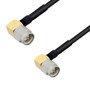 SMA Male Right Angle to SMA Male Right Angle Cable Assembly using LC085TBJ Coax, 3 FT
