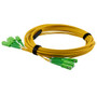 4 Strand SC/APC-SC/APC Single Mode OS2 Distribution Cable, 4.8mm PVC Jacket, 2.0mm breakout at 0.5M - 5 meters