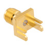 RF PCB Connector, SMA, Female,  Up to 18 GHz, End Launch, Straight, 0.042 inch PCB Thickness