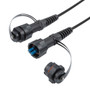 Outdoor rated SM ODVA LCUPC to ODVA LCUPC, OSP Jacket 2M Cable Assembly