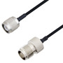 TNC Male to TNC Female Cable Assembly using LC085TBJ Coax, 1 FT