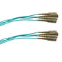 4 Strand SC/UPC-SC/UPC OM3 Multimode Distribution Cable, 4.8mm PVC Jacket, 2.0mm breakout at 0.5M - 10 meters