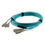 4 Strand SC/UPC-SC/UPC OM3 Multimode Distribution Cable, 4.8mm PVC Jacket, 2.0mm breakout at 0.5M - 10 meters