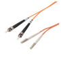 OM2 50/125, Multimode Fiber Cable, Dual ST / Dual LC, 3.0m