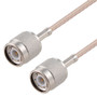 TNC Male to TNC Male Cable Assembly using RG316-DS Coax, 0.5 FT