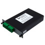 Passive DWDM, Plug-In Single LGX Mux & Demux, 4 Channels with 100 GHz spacing, starting Ch52 (1535.82nm), LC-APC connectors, Pass & Monitor