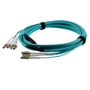 4 Strand LC/UPC-LC/UPC OM3 Multimode Distribution Cable, 4.8mm Plenum Jacket, 2.0mm breakout at 0.5M - 10 meters