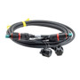 Fiber optic, IP68 Hybrid LC/UPC (2x 12AWG pin contacts) to IP68 Hybrid LC/UPC, OM4, 10.5mm LSZH, 20 meter cable assembly