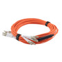 6 Strand LC/UPC-LC/UPC OM1 Multimode Distribution Cable, 5.0mm Riser Jacket, 2.0mm breakout at 0.5M - 10 meters
