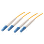 9/125, Single mode Plenum Fiber Cable Dual LC / Dual LC, 2.0m