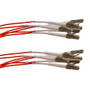 6 Strand LC/UPC-LC/UPC OM1 Multimode Distribution Cable, 5.0mm Riser Jacket, 2.0mm breakout at 0.5M - 15 meters