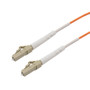 LC/LC 62.5/125 Multimode Simplex Plenum Fiber Patch Cable, OM1, 5 Meter