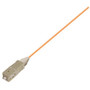 10 Gig, OM3 50/125  900um Fiber Pigtail SC, Orange 1.0m