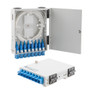 FTTH (Fiber To The Home) Metal Terminal Box with 8 Simplex SC/UPC Couplers and Pigtails