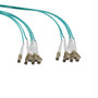 6 Strand LC/UPC-LC/UPC OM3 Multimode Distribution Cable, 5.0mm PVC Jacket, 2.0mm breakout at 0.5M - 15 meters