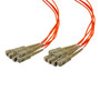 6 Strand SC/UPC-SC/UPC OM1 Multimode Distribution Cable, 5.0mm Plenum Jacket, 2.0mm breakout at 0.5M - 15 meters