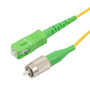 FC-APC to SC-APC  9/125 Single mode Simplex Fiber Patch Cable, OS2, 5 Meter