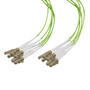 6 Strand LC/UPC-LC/UPC OM5 Multimode Distribution Cable, 5.0mm Plenum Jacket, 2.0mm breakout at 0.5M - 5 meters