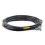 ST UPC 8x to ST UPC 8x, MM OM3, military tactical distribution cable assembly, 20 meters