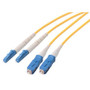 9/125, Single mode Fiber Cable, Dual SC /Dual LC, 15.0m