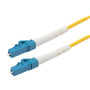 LC/LC 9/125 Single mode Simplex Plenum Fiber Patch Cable, OS1, 10 Meter