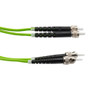 Fiber Optic Patch Cable SMA/PC-ST/PC Duplex 50/125 OM5 Multimode Fiber 3.0mm PVC Jacket 1 meter