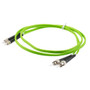 Fiber Optic Patch Cable SMA/PC-ST/PC Duplex 50/125 OM5 Multimode Fiber 3.0mm PVC Jacket 1 meter