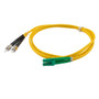 Fiber Optic Patch Cable SMA/APC-LC/APC Duplex  9.25/125 OS1 Single Mode Fiber 3.0mm PVC Jacket 5 m