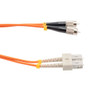 Fiber Optic Patch Cable FC/PC-SC/PC Duplex 100/140 Large Core Multimode Fiber 3.0mm PVC 5 m