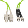 Fiber Optic Patch Cable SMA/PC-SC/PC Duplex 50/125 OM5 Multimode Fiber 3.0mm PVC Jacket 1 meter