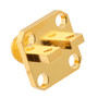 RF PCB Connector, SMA, Female,  Up to 18 GHz, End Launch, Straight, 4 Hole Flange