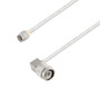 SMA Male to TNC Male Right Angle Cable Assembly using LC141TB Coax, 1 FT