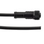 M12 5 Position A-code Female to Open Sensor Actuator Signal Cable, Light Weight Plastic Nut, 22AWG, PVC, IP68 Waterproof, Black, 1M