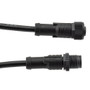 M12 5 Position A-code Male to Female Sensor Actuator Signal Cable, Light Weight Plastic Nut, 22AWG, PVC, IP68 Waterproof, Black, 1M