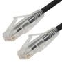 Category 6, Gigabit TAA Compliant Ethernet RJ45 Cable Assembly, 26AWG Stranded, UTP Unshielded, CM PVC, Black, 7F